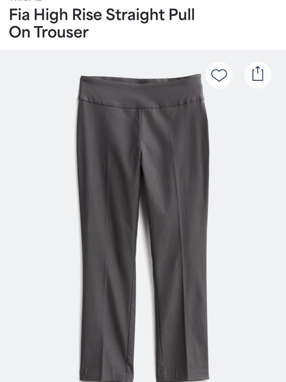 Tribal FIA High trousers - Gray size 8 - Picture 1 of 3